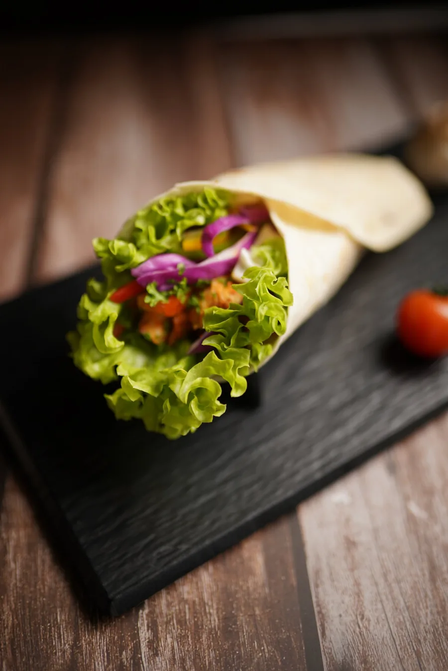 Fresh salad wrap
